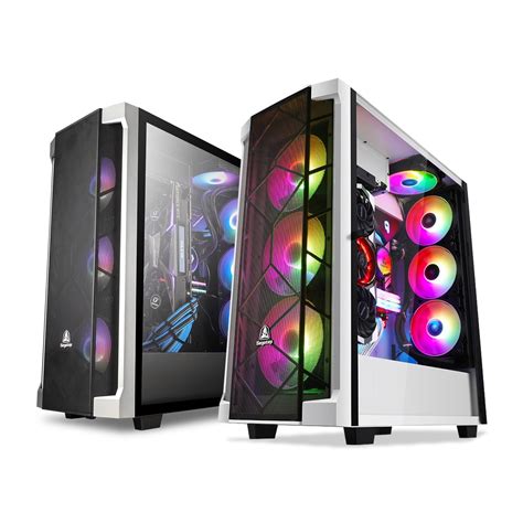 Segotep Phoenix T1 E ATX Black Full Tower PC Gaming Case Tempered