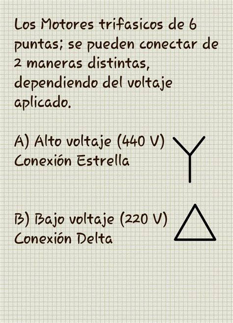 Diagrama De Conexion Delta En Motores Motores Conexiones Ele