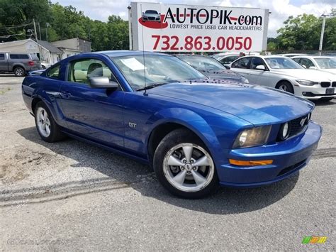 2007 Vista Blue Metallic Ford Mustang GT Deluxe Coupe 142435617 Photo