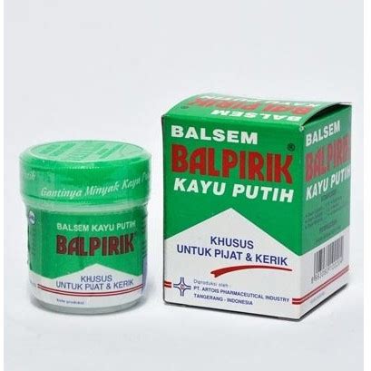 Jual BALSEM BALPIRIK AROMA MINYAK KAYU PUTIH MKP UNTUK PIJAT DAN KERIK