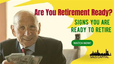 Are You Retirement Ready Signs You Are Ready To Retire Youtube