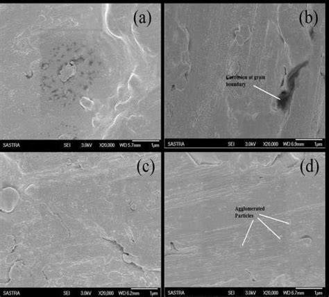 Sem Micrographs Of Corroded Surface Of Aa6063 Tic Composites Reinforced