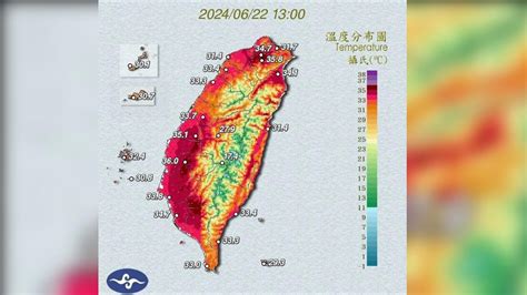 天氣／高溫飆破38度！全台「熱爆一片紅」 氣象專家示警：下週更熱