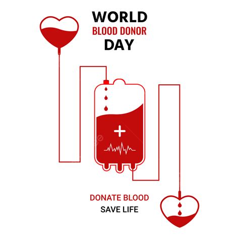 World Blood Donor Vector Hd Images World Blood Donor Day Design With