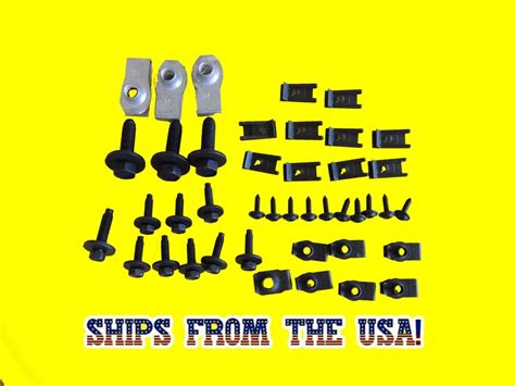 Fender Mount Hardware Bolt Kit For 1980 1986 80 86 Ford Truck F100 F350