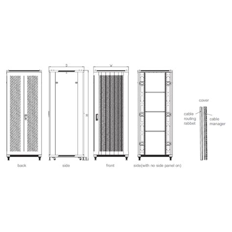 Pr Fg6627 Prorack 27u 600600 Rack Peta Store