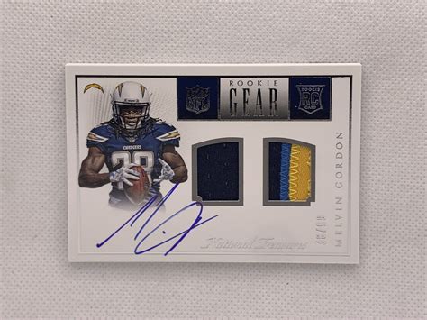 Panini National Treasures Rookie Nfl Gear Dual Signatures Rng