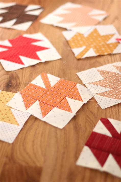 Maple Leaf Quilt Block Tutorial Quilting Diary Of A Quilter