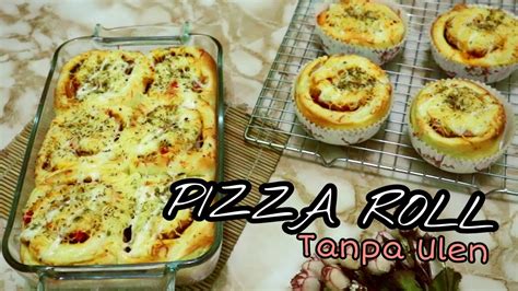 Tanpa Ulen Hanya Diaduk Bisa Selembut Ini PIZZA ROLL BREAD TANPA ULEN