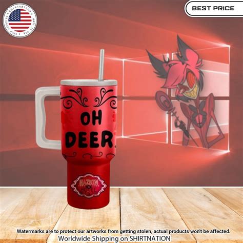 Oh Deer Alastor Hazbin Hotel Tumbler • Shirtnation Shop Trending T