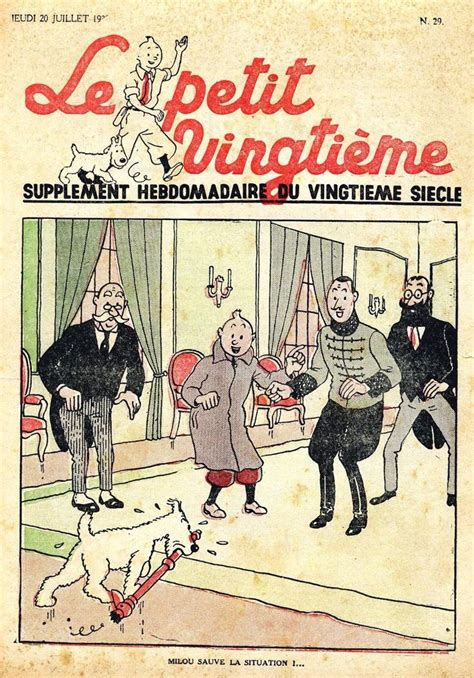 Milou Sauve La Situation Le Sceptre D Ottokar Vintage Comics