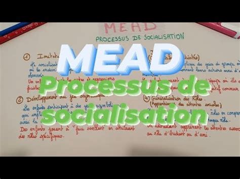 Georges Herbert Mead Le Processus De Socialisation YouTube