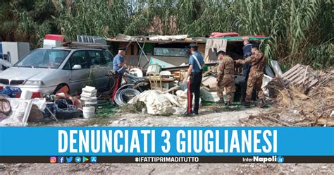 Rifiuti Pericolosi Nel Terreno A Giugliano E Ricettazione Denunce