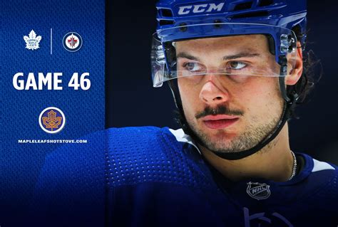 Toronto Maple Leafs Vs Winnipeg Jets Game 46 Preview Projected Lines And Tv Info