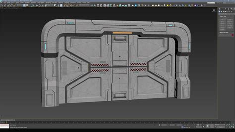 Sci Fi Door Kit Vol 01 Free Free 3D Model CGTrader