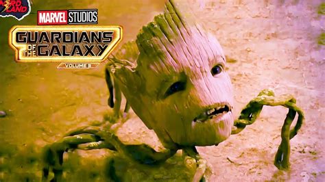 A CABEÇA DO GROOT BOMBADO GUARDIÕES DA GALAXIA 3 TRAILER FINAL YouTube