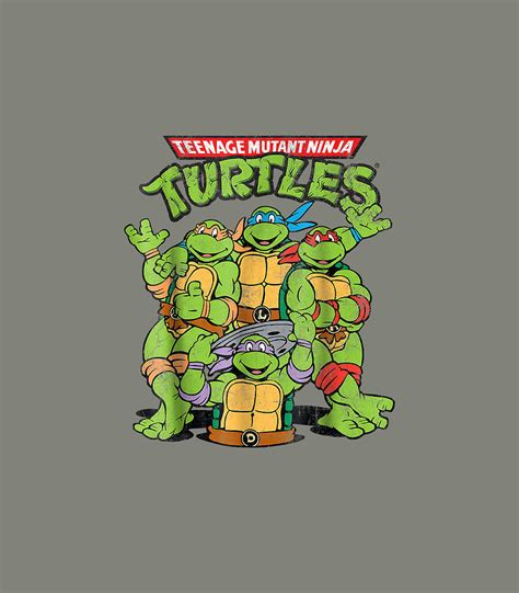 Age Mutant Ninja Turtles Classic Retro Logo Digital Art By Rahelv Finn