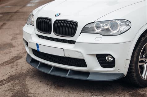 P-Performance front bumper splitter for BMW X5 E70 M Sport in Lips / Splitters / Skirts - buy ...