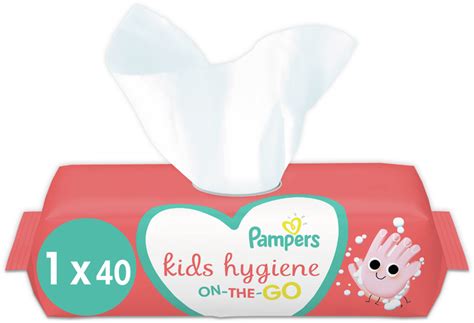 Детские Влажные Салфетки Pampers Kids Hygiene On-the-go 40 шт ...