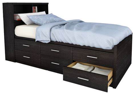 Storage Drawers: Single Bed With Storage Drawers