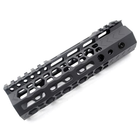 Trirock Nsr Style Black 7 Inches M Lok Free Float Ar15 Handguard Mlok