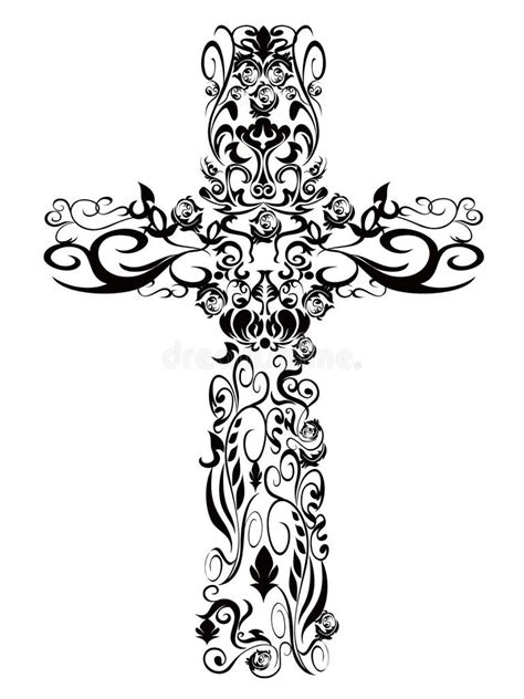 Christian Cross Pattern Stock Illustrations 9 905 Christian Cross