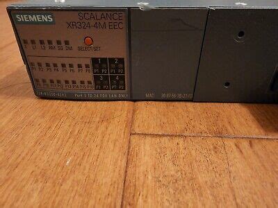 Siemens SCALANCE XR324 4M EEC Industrial Ethernet Switch 324 4GG00 4JR2