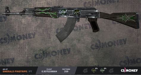 Beli Item Ready Trade Ak Emerald Pinstripe Ft With Foil Stickers