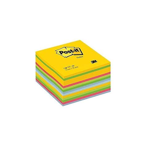 Post It Cubo De Notas Adhesivas Colores Ultra 450 Hojas 76x76