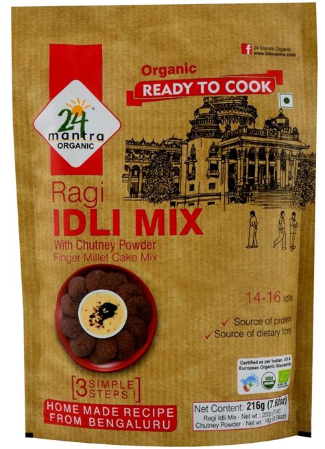 Amazon Mantra Organic Ragi Idli Mix Gram Simple Steps