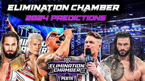 Elimination Chamber 2024 Winners And Losers Predictions The Rock And