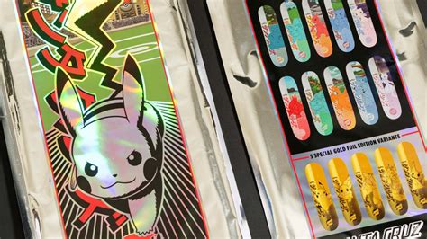 Pokémon x Santa Cruz skateboard decks now being sold online for up to ...