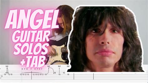 Angel Aerosmith Guitar Solos Cover Tab Youtube