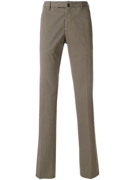 Incotex Straight Leg Suit Trousers In Grey Modesens Incotex