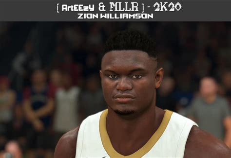 NBA 2K20 Zion Williamson Cyberface and Body Update by Arteezy & MLLR