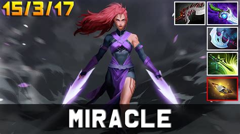 Miracle Anti Mage B Update Patch Dota Pro Mmr Gameplay Youtube