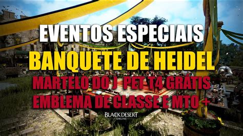 Eventos Especiais Do Banquete De Heidel 2023 Black Desert Online