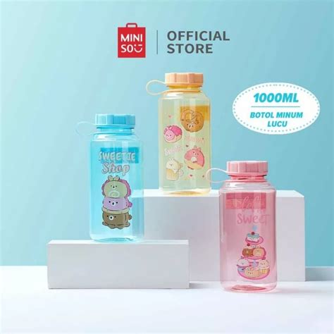 Jual Miniso MF Bunbun Botol Plastic Cool 1000ml Shopee Indonesia