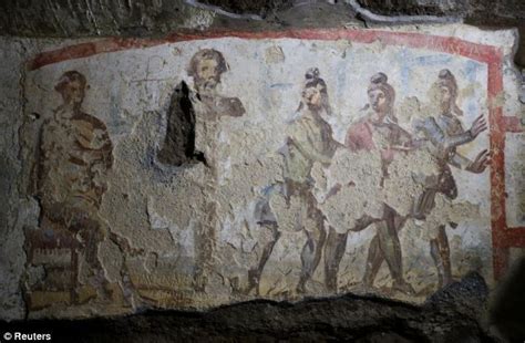 Vatican Unveils Frescoes In Catacombs That Show Female Priests Painting Byzantine Art Mural