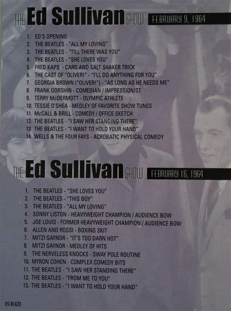 The Four Complete Historic Ed Sullivan Shows Featuring The Beatles