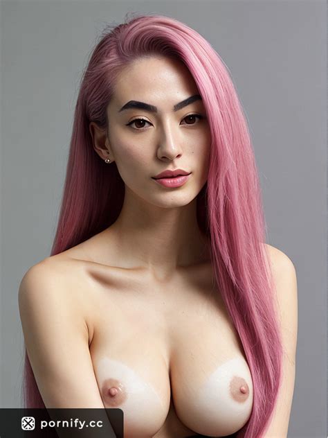 Pink Haired Korean Hourglass Goddess In The Bathroom Pornify Free