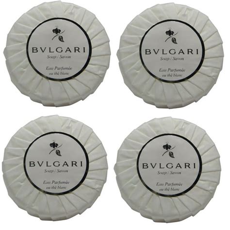 Bulgari Bvlgari White Tea Au The Blanc Lot Of 4 Each 26oz Bars Of