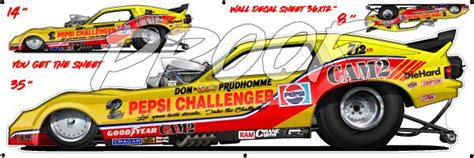 Don The Snake Prudhommes Pepsi Challenger Omni Funny Car Large 35