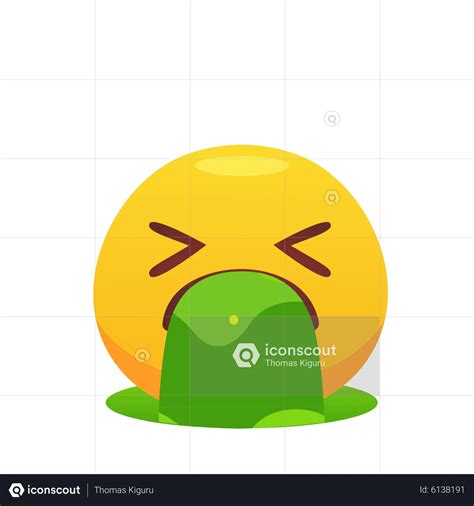 Vomit Emoji Emoji Animated Icon Download In Json Lottie Or Mp4 Format