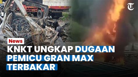 Dugaan Penyebab Terbakarnya Gran Max Di Km Tol Cikampek Saksi