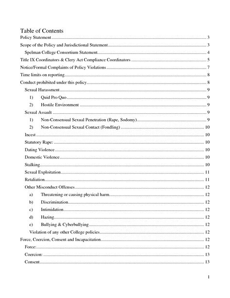 Solution Spelman College Policy Prohibiting Sexual Harassment Sex Discrimination Sexual Assault