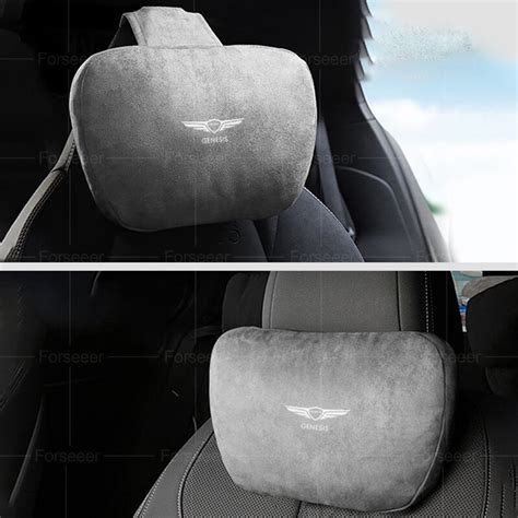 For Genesis G70 G80 G90 Gv60 Gv70 Gv80 Ev Car Headrest Neck Pillow Head Restraint Memory Foam