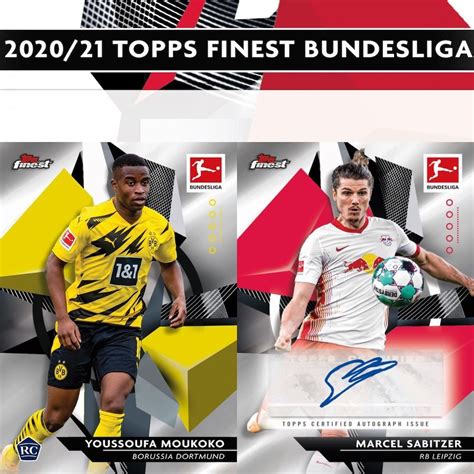 2020 21 Topps Finest Bundesliga Checklist Set Info Boxes Date Review