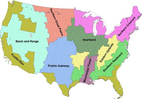 Farm Resource Regions Of The Us Adapted From Usda Ers 11 Download