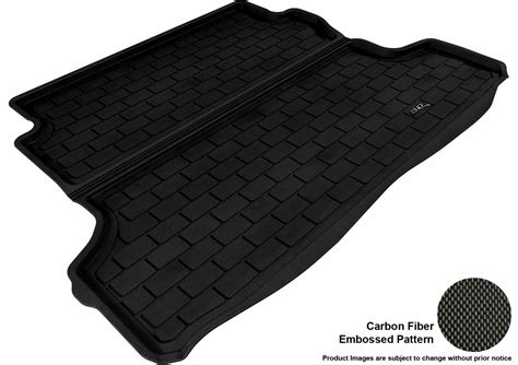 3d Maxpider M1ch0161309 Cargo Area Liner Black Carbon Fiber Texture Rubber Chevrolet